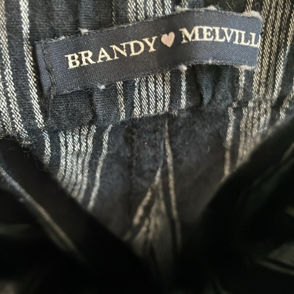 Brandy Melville | high rise trouser pant stripe - Picture 5 of 6